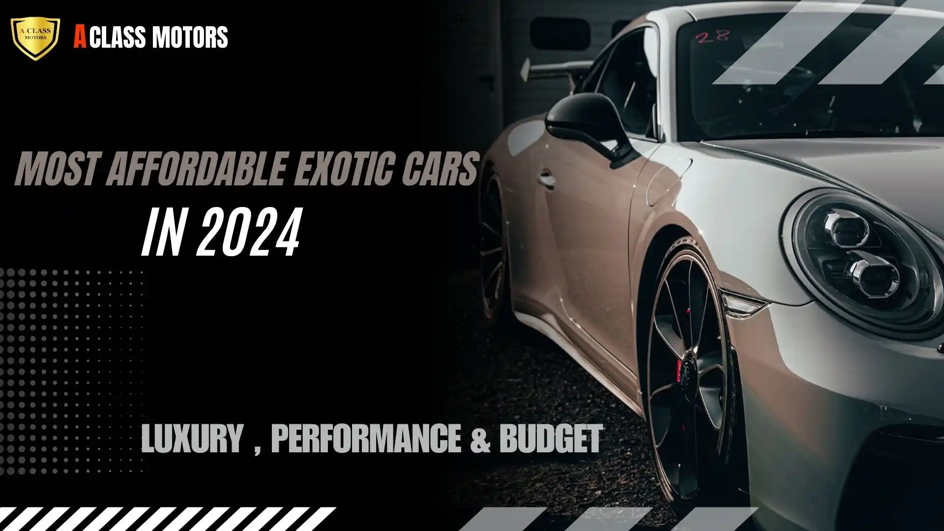 Top 10 Most Affordable Exotic cars in 2024