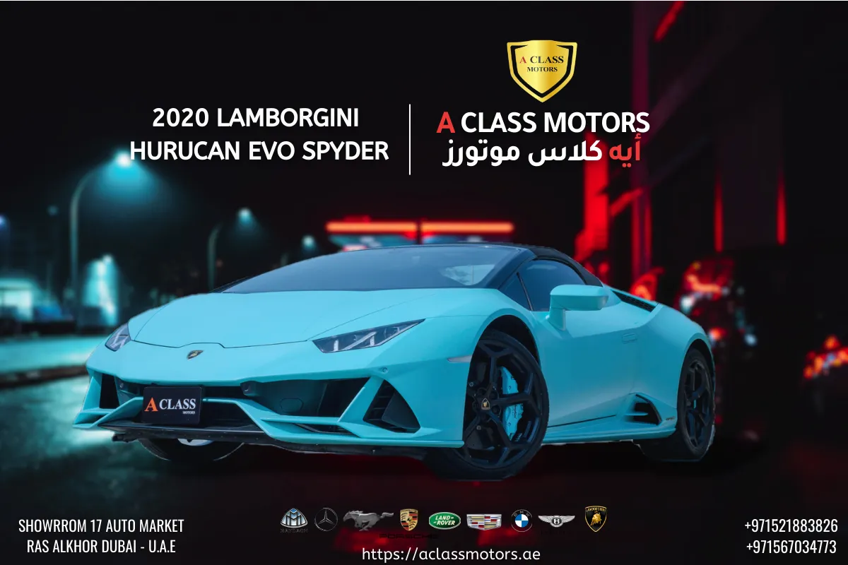 Lamborghini Huracan Evo at A Class Motors 