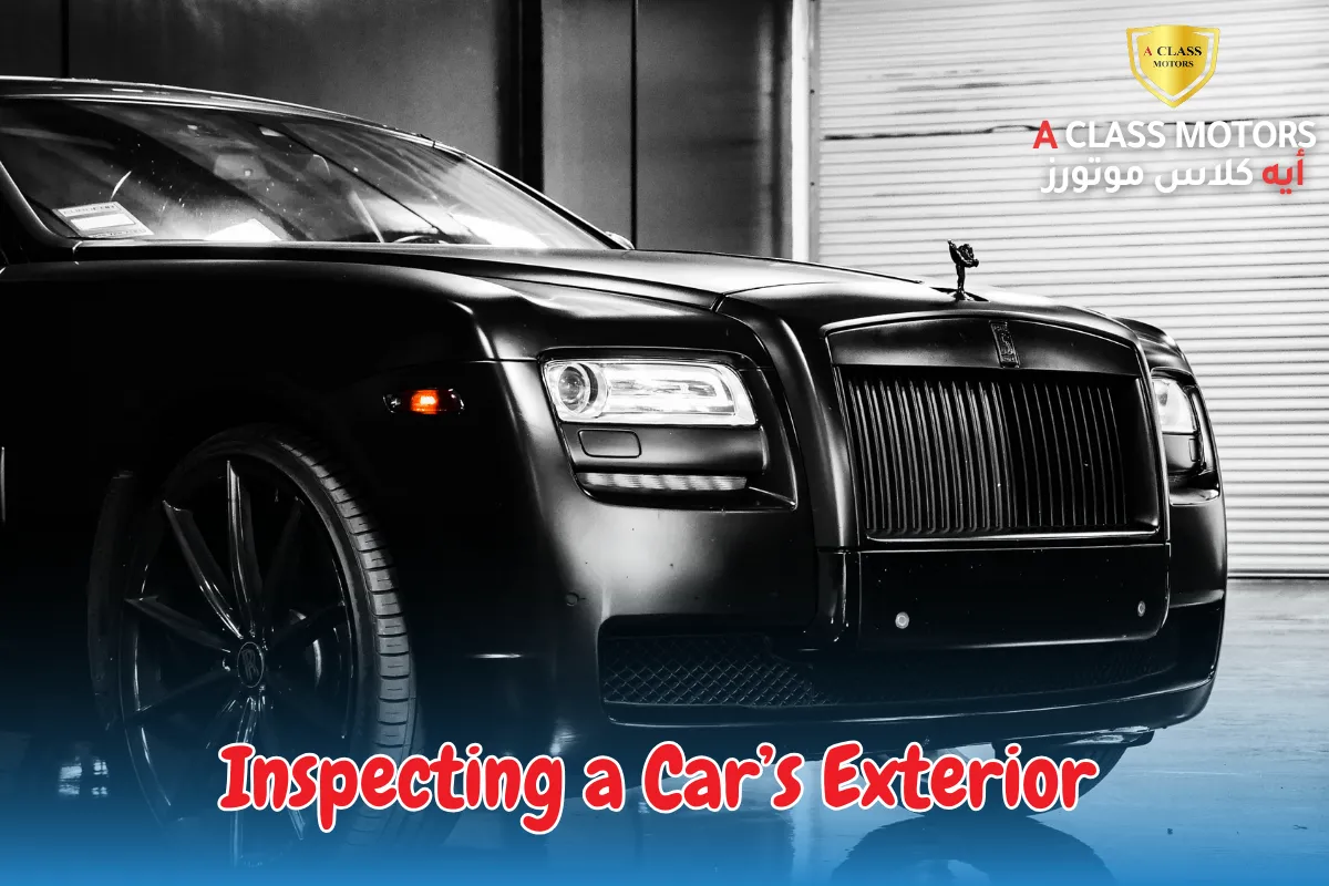 Inspecting a Car’s Exterior